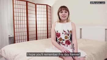 Russian Virgin Rita's Innocent Defloration