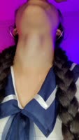 DherlyDoll's Fresh Face Sucks My Hard Rod in 60FPS Brazilian Blowjob