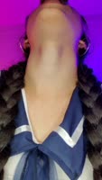 DherlyDoll's Fresh Face Sucks My Hard Rod in 60FPS Brazilian Blowjob