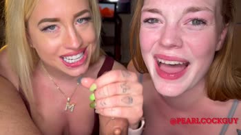 Sisters of Desire: HoneyBunnyBA & Samantha Reigns Double Blowjobs