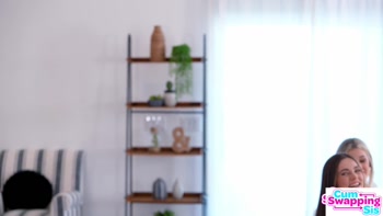 Fuckable Hotties Ashley Alexander & Juniper Ren Share A Cum Swapping Valentines Treat - S6:E3