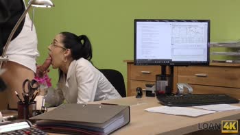 Czech Casting: Brunette with Big Tits Turns into a Slut at the Agent's Office