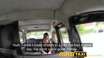 Sassy Romanian's Big Tit Taxi Ride Ends in a Face-Splitting Facial