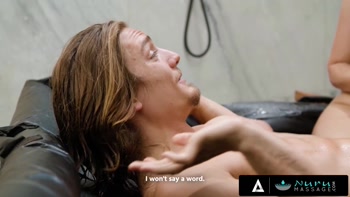 NURU MASSAGE - Lustful Bang Between Hot MILF Elizabeth Skylar And Her Stepson