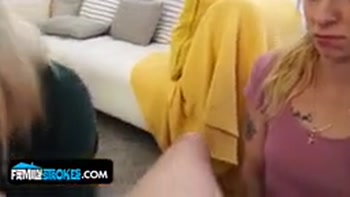 Bratty Stepdaughters Get Spanked Into Submission