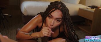 Lightskin Ebony Latina Teen (18+)'s BBC-Throated Ride