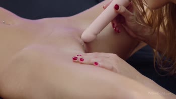 Alexis Stal Teases Lovita Fate in Scorching Blonde Lesbian Play