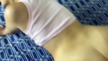 Baby Montana's Step Brother Catches Her Red Handed in Steamy Masturbation
