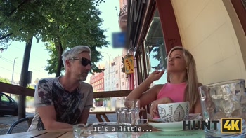 HUNT4K. Deep throat makes girls more beautiful