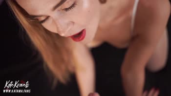 Kate Kravets' Romantic College Throes: Steamy POV Blowjob & Cumshot