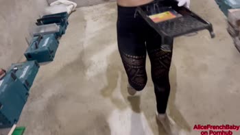 AliceFrenchBaby's French Delight: Cumshot Reward After Work