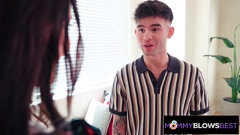 MILF Izi Blue's Big Cock POV Blowjob on First Date