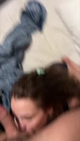 Kingstick104's College Cutie Goes Wild After Party Blowjob