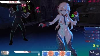 Cyberpunk Seduction: Blonde Babe's Street Fight Fantasies in HD