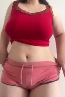 LilWickedEvelyn - Evelyn's Curvy Solo Tease: Big Ass & Boobs Get Attentive Tongue Treatment