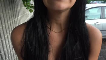 Yoginiii's Italian Sucks Cock in Public