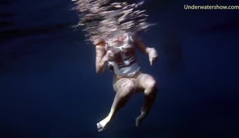 Russian Teen (18+)'s Underwater Solo Show