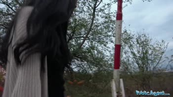 Public Agent Coco Kiss Fix my Car and Fuck my Pussy