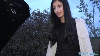 Public Agent Coco Kiss Fix my Car and Fuck my Pussy