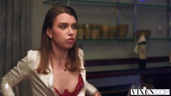 VIXEN Sexy Besties Turned Rivals Ashby Winter And Elena Vedem Compete For Hot Chef's Cock