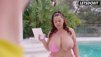 BBW MILF Railed Deep by Horny Step Son - LATINA MILF