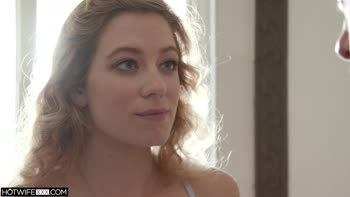 River Lynn's Shy Wife Flirts with a Monster Cock