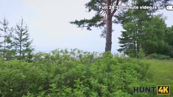 HUNT4K. Horny guy found redhead slut in the forest. Hot sex with Chloe & Andrew Marshall
