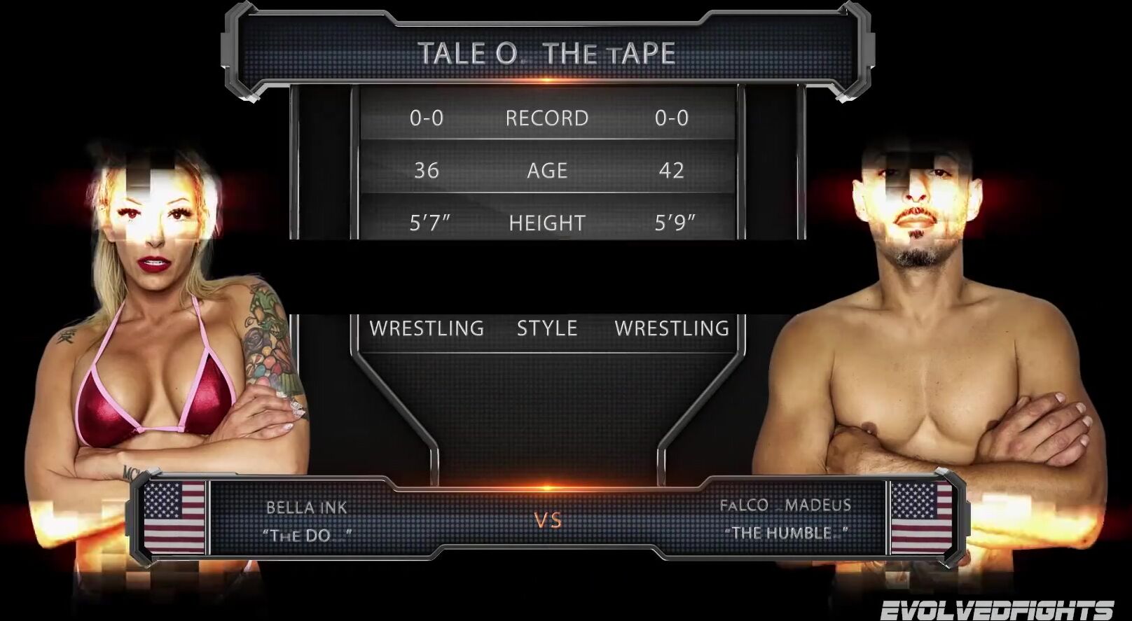 Bella Ink vs Falco Amadeus - Hot 69 and Handjob after Tough Sex Fight