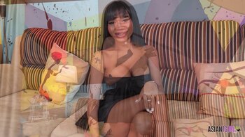 Cute Thai Cutie Emmy's High Heel Doggy Fantasy