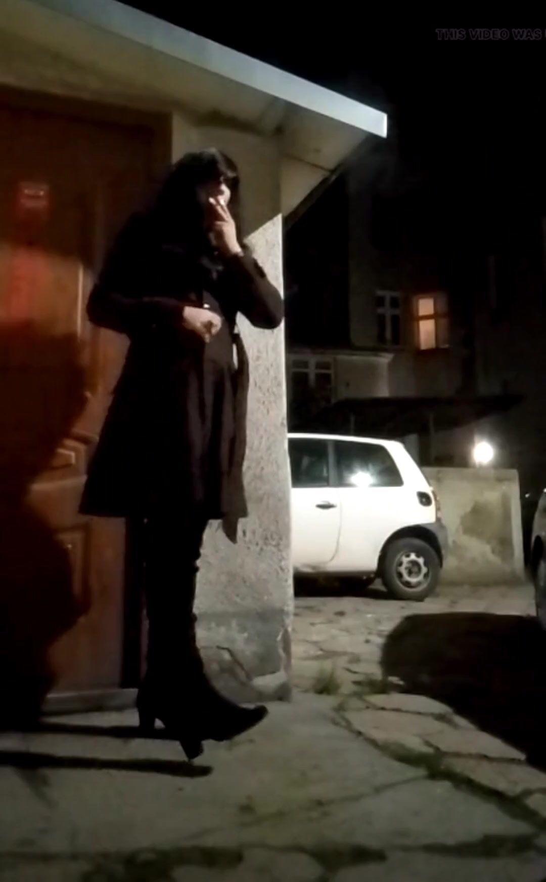 Horny Femboy public outdoor in Poland compliation