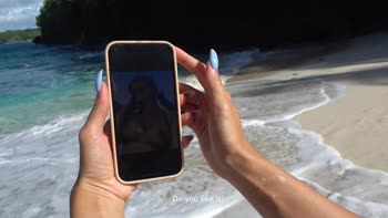 Kriss Kiss's Beachside Siren Blowjob