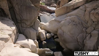 TUSHY Feisty Redhead Audrey Reid Puts Her The Test In Passionate Outdoor Anal Adventure