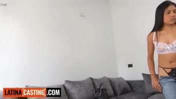 Big Ass Latina Teen (18+)'s Authentic Casting Audition: Raw Blowjobs & Hardcore Fun