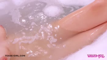 Sultry Brunette's Soapy Sensations