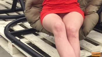 Lol Upskirt's Risky Miniskirt Mall Tease