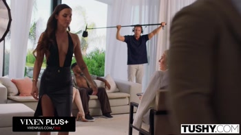 TUSHY Anal-Crazy Hottie Amirah Adara Gets DPed By Two Massive Cocks