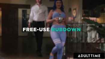 Jewelz Blu's Nuru Massage Turns Steamy as Client Goes Free Use