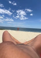 Up Her Skirt's Beach Bliss: Flashing Ebony Pussy at Nude Beach