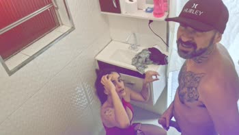 renatasurtada - Renata Surtada's Wild Bathroom Bash in Public