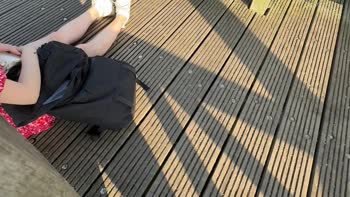 AlexSanderOfficial - Alex's Lakeside Surprise: Public Handjob & Masturbation