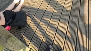 AlexSanderOfficial - Alex's Lakeside Surprise: Public Handjob & Masturbation