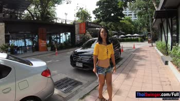 Thai Cutie's POV Blowjob with Big Cock - Amateur Teen (18+) Girlfriend