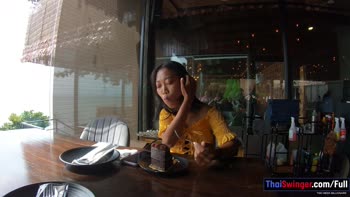 Thai Cutie's POV Blowjob with Big Cock - Amateur Teen (18+) Girlfriend