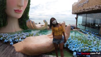 Thai Cutie's POV Blowjob with Big Cock - Amateur Teen (18+) Girlfriend