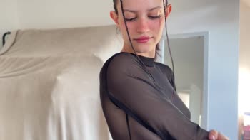 LunaTryOn's Sheer Seduction: Transparent Dress Try-On Tease