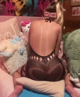Nasty Baby Bunny's Sultry Solo: Grinding Her Big Ass Tattooed Bliss