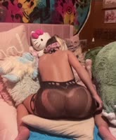 Nasty Baby Bunny's Sultry Solo: Grinding Her Big Ass Tattooed Bliss