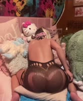 Nasty Baby Bunny's Sultry Solo: Grinding Her Big Ass Tattooed Bliss