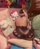Nasty Baby Bunny's Sultry Solo: Grinding Her Big Ass Tattooed Bliss