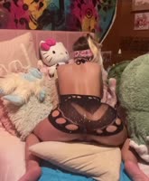 Nasty Baby Bunny's Sultry Solo: Grinding Her Big Ass Tattooed Bliss
